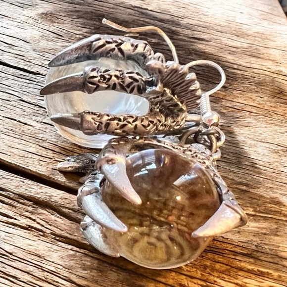 Dragon Claw Earrings DND player Gothic - Picture 7 of 15